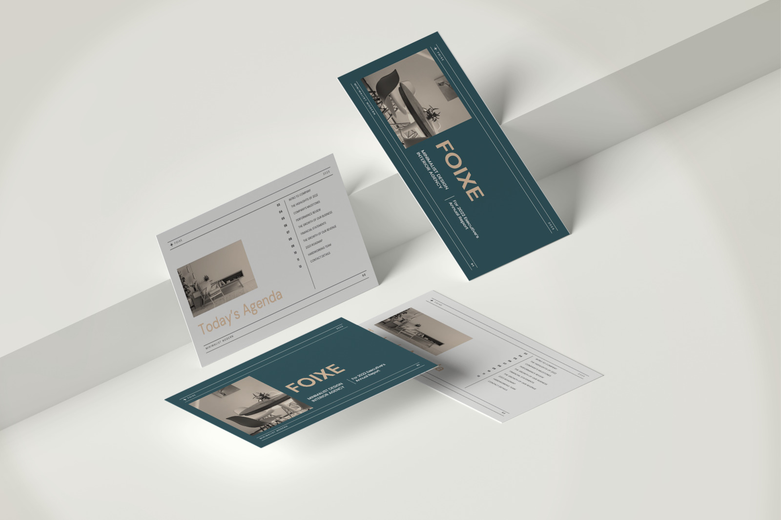 Foixe – Minimal Modern Annual Report Presentation Foixe – Minimal Modern Annual Report Presentation