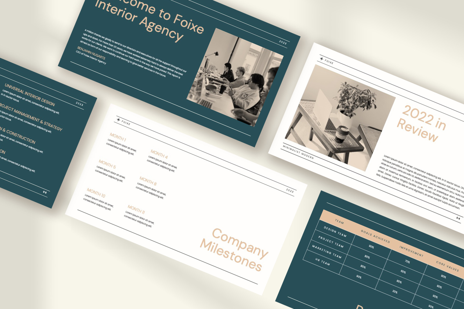 Foixe – Minimal Modern Annual Report Presentation Foixe – Minimal Modern Annual Report Presentation