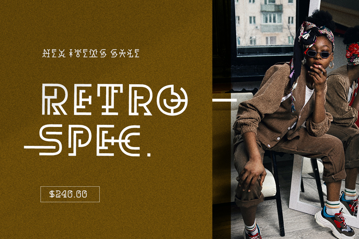 Dritch Geometric Font Duo Dritch Geometric Font Duo