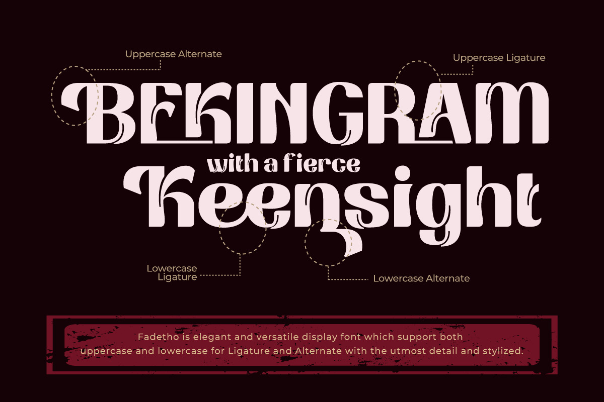 Fadetho | Display Font Fadetho | Display Font