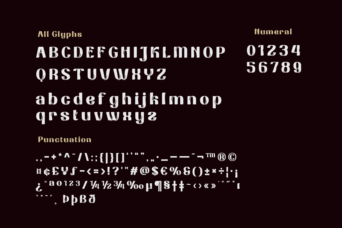 Fadetho | Display Font