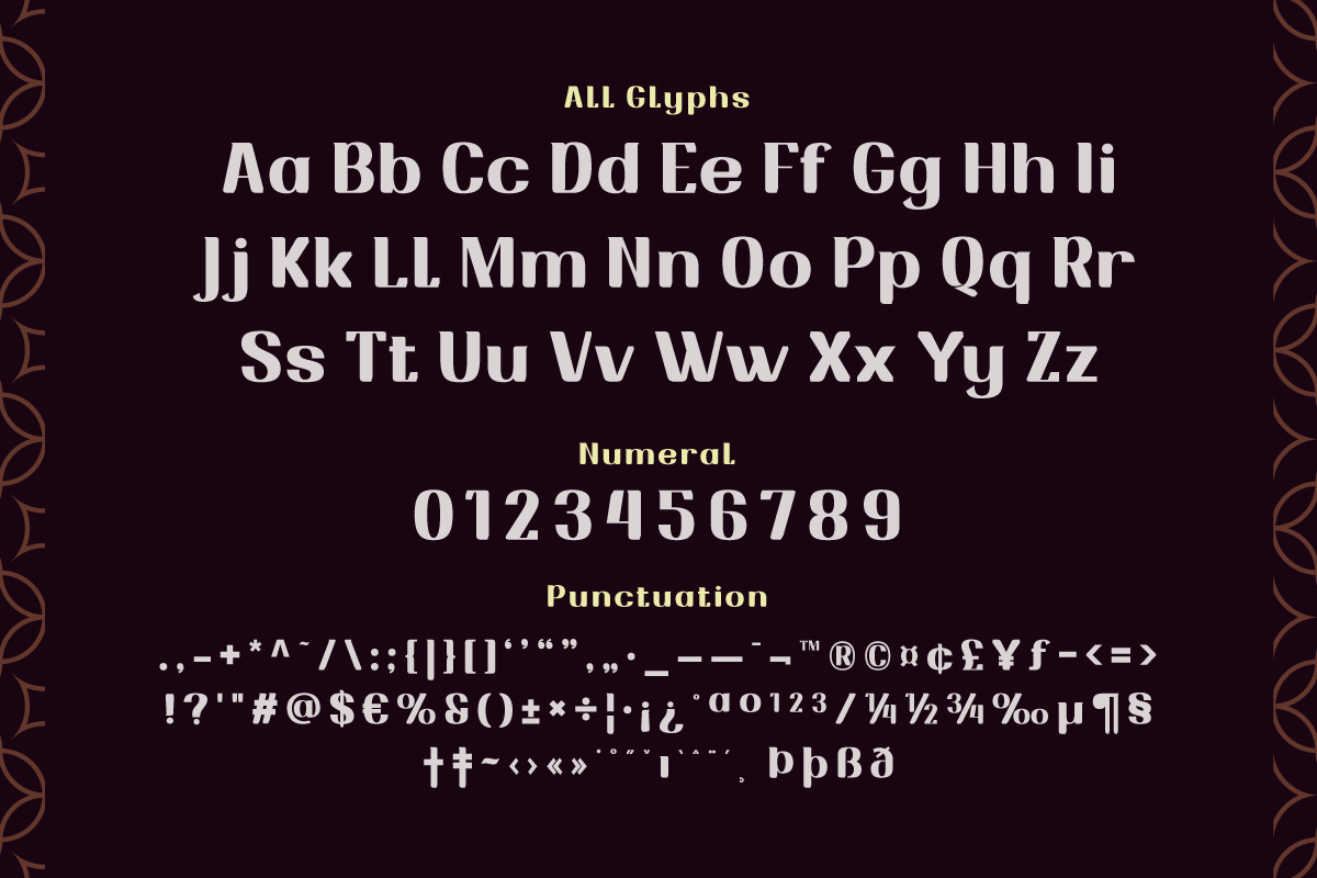 Piskote | Display Font