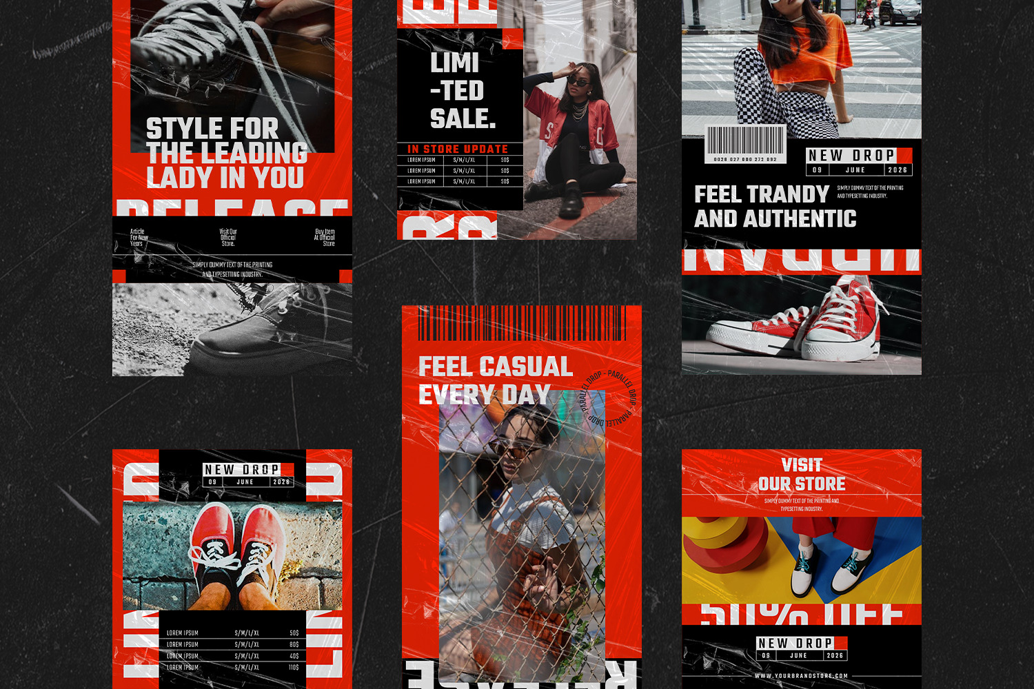 Hype Instagram Template - DSHOES Hype Instagram Template - DSHOES