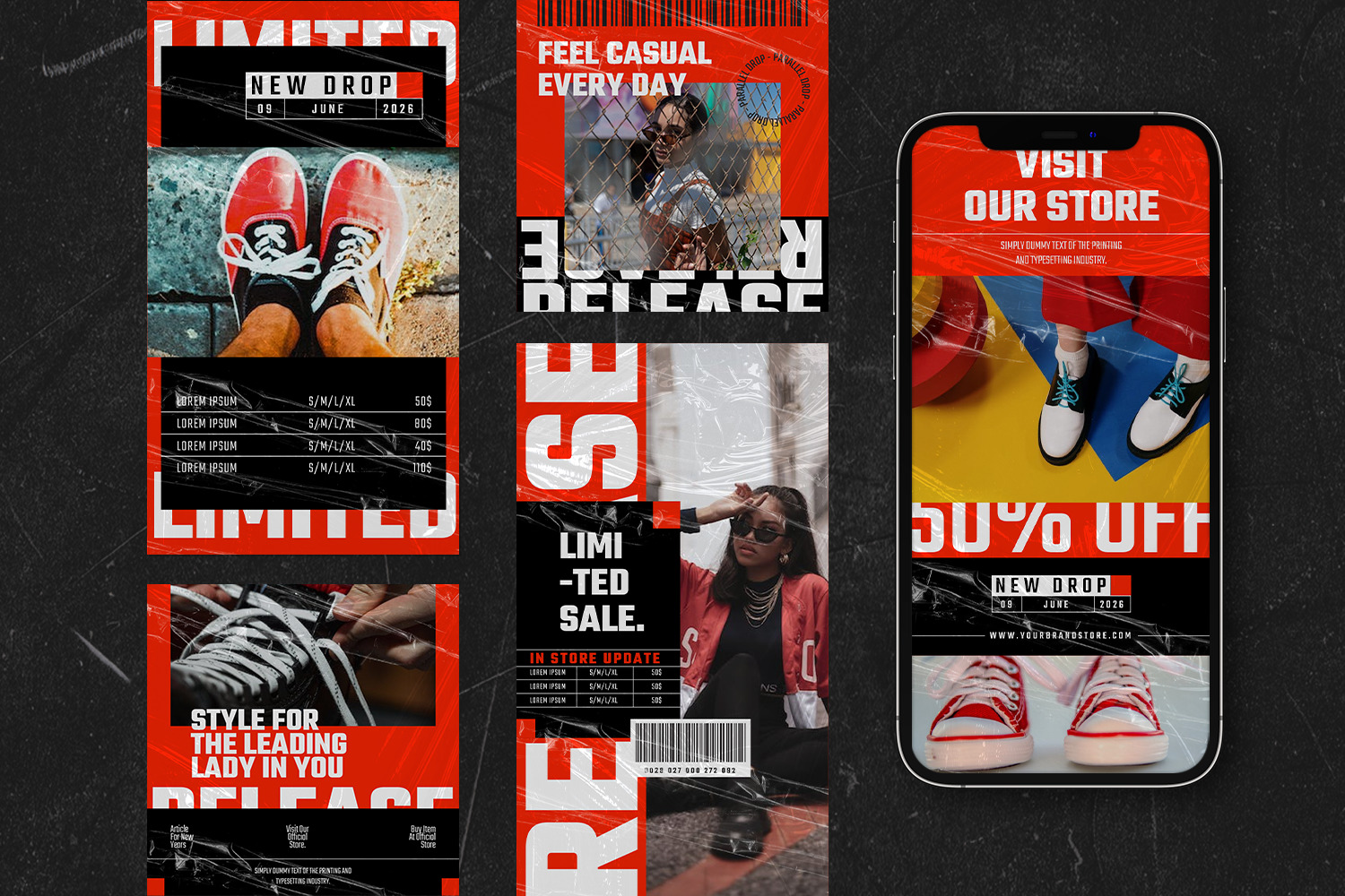 Hype Instagram Template - DSHOES Hype Instagram Template - DSHOES