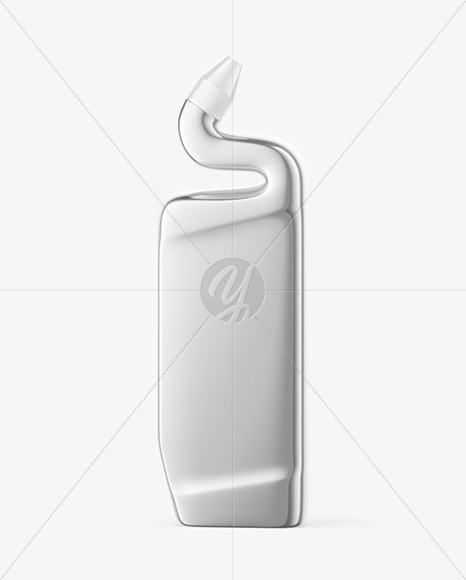 Metallic Cleaner Bottle Mockup