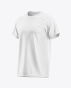 Reglan T-Shirt Mockup - Half Side View