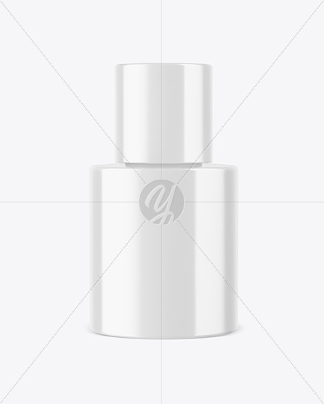 Glossy Cosmetic Bottle Mockup