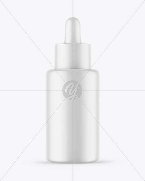 Matte Dropper Bottle Mockup