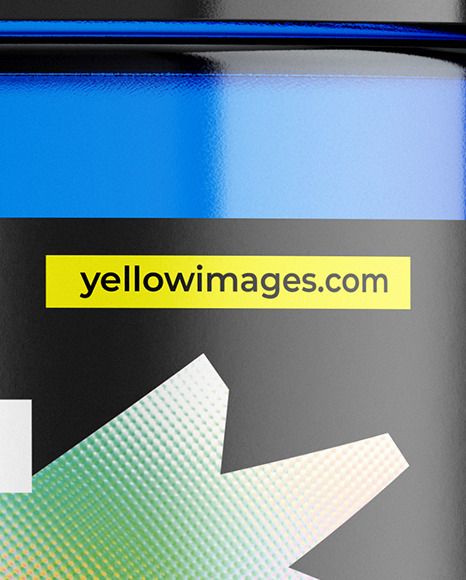 Blue Jar Mockup Blue Jar Mockup
