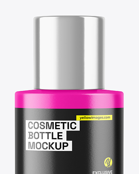 Matte Cosmetic Bottle Mockup