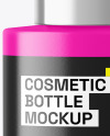 Matte Cosmetic Bottle Mockup