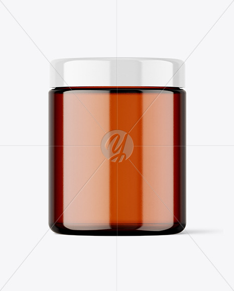 Amber Jar Mockup