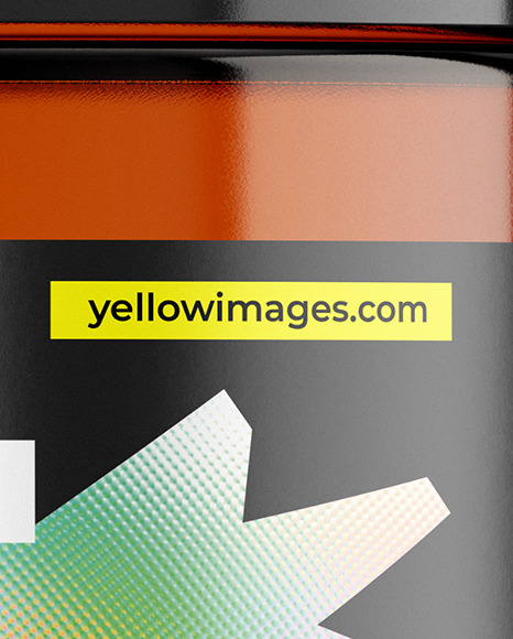 Amber Jar Mockup Amber Jar Mockup