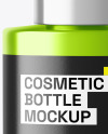 Metallic Cosmetic Bottle Mockup