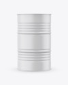 Matte Metal Barrel Mockup