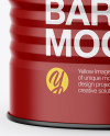 Matte Metal Barrel Mockup