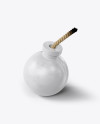 Bomb Mockup - Half Side View (High Angle Shot)