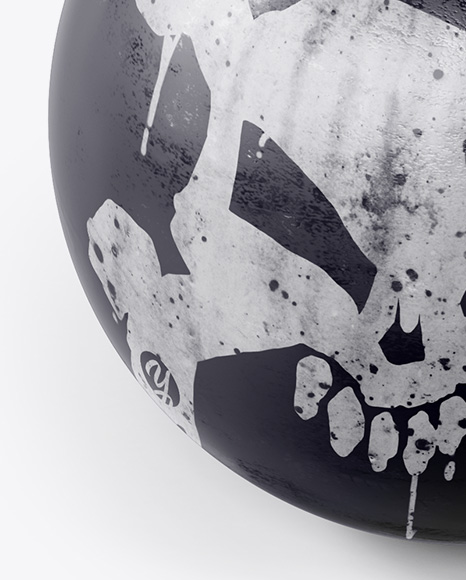 Bomb Mockup - Half Side View (High Angle Shot)