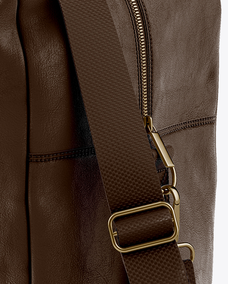 Leather Bag Mockup - Half SIde View