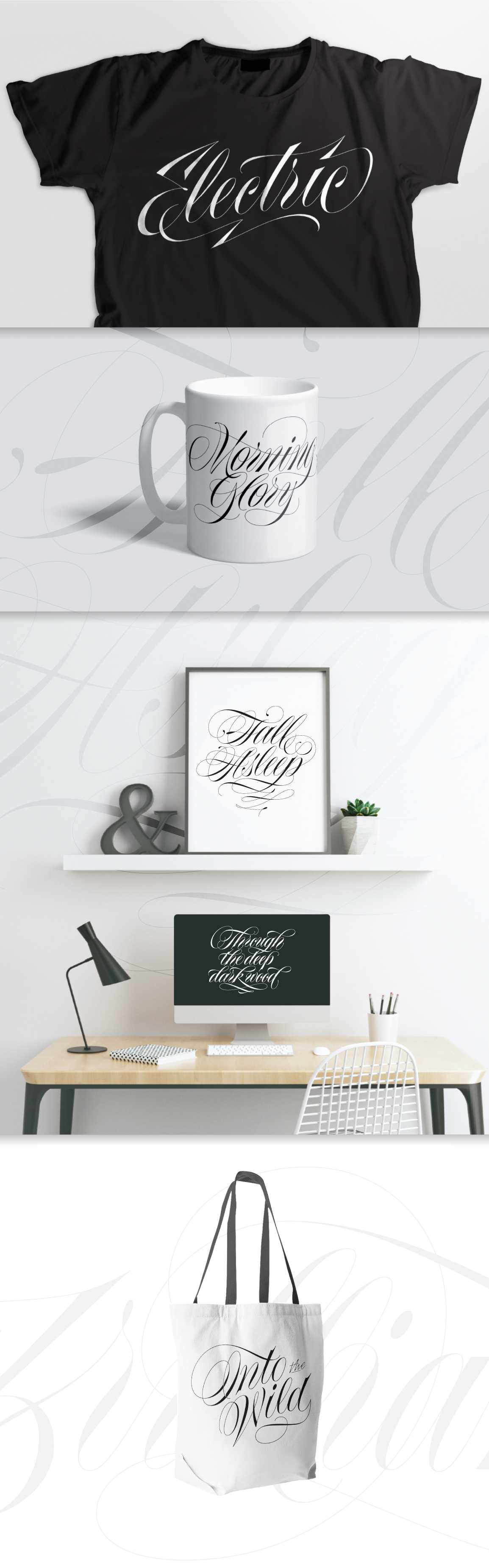 Elegant Decorative Letterings Elegant Decorative Letterings