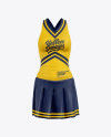 Cheerleader Costume Mockup - Front View