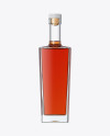 Glass Bottle W/ Cognac Mockup Glass Bottle W/ Cognac Mockup