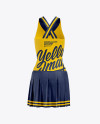 Cheerleader Costume Mockup - Back View