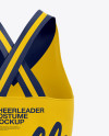 Cheerleader Costume Mockup - Back View