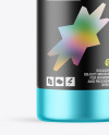 Matte Metallic Cosmetic Bottle With Pump Mockup Matte Metallic Cosmetic Bottle With Pump Mockup
