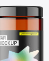 Amber Jar Mockup Amber Jar Mockup