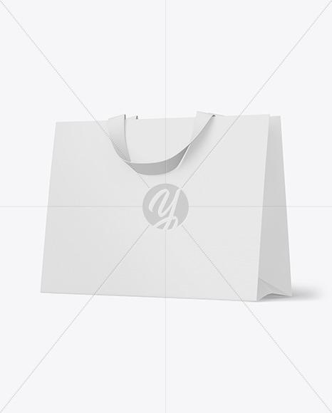 Cardboard Paper Shopping Bag Mockup