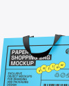 Cardboard Paper Shopping Bag Mockup