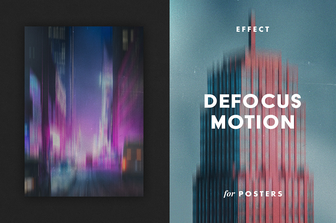 Defocus Motion Effect for Posters