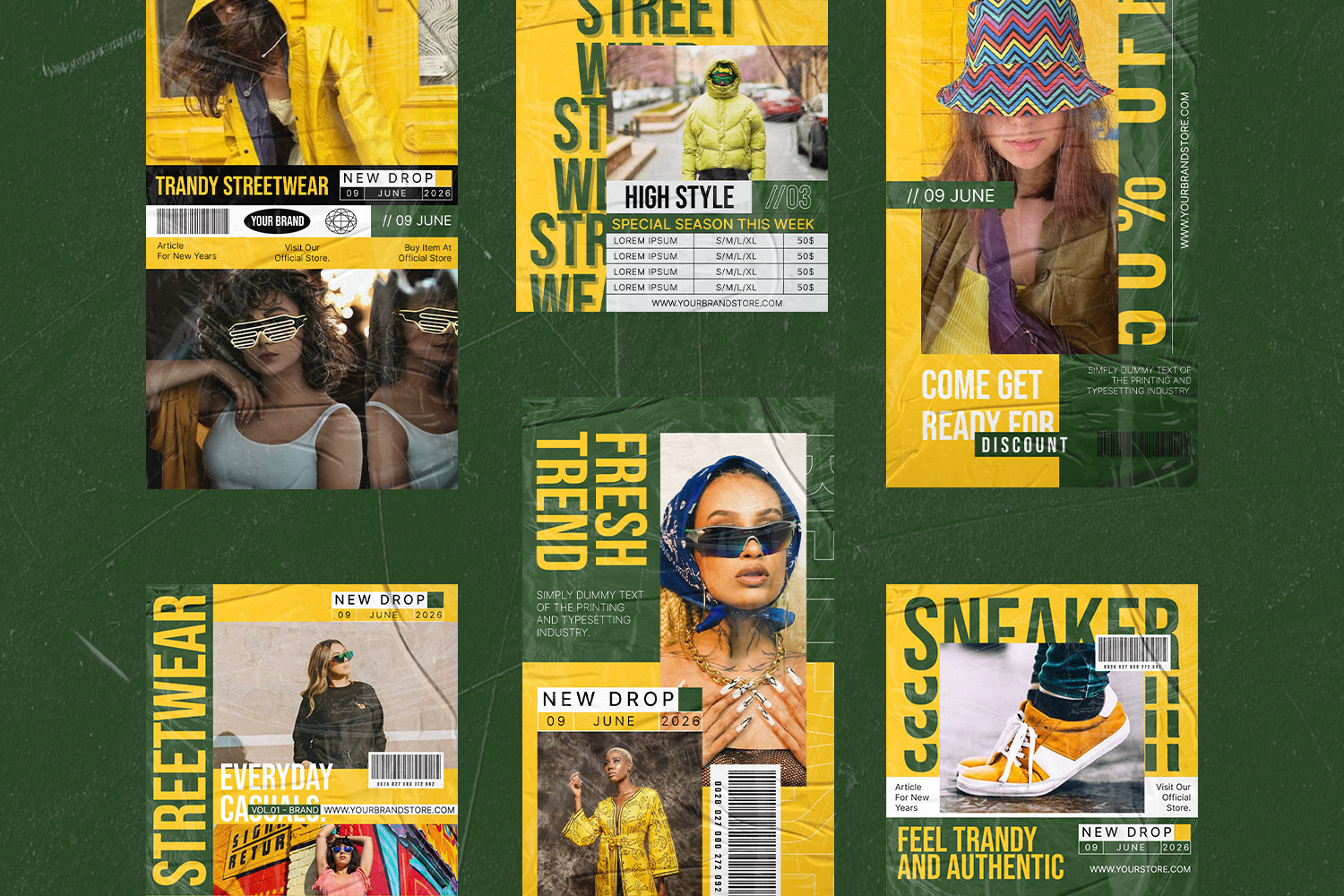 Hype Instagram Template - Current Hype Instagram Template - Current