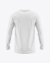 Men’s Long Sleeve T-Shirt Mockup - Back View