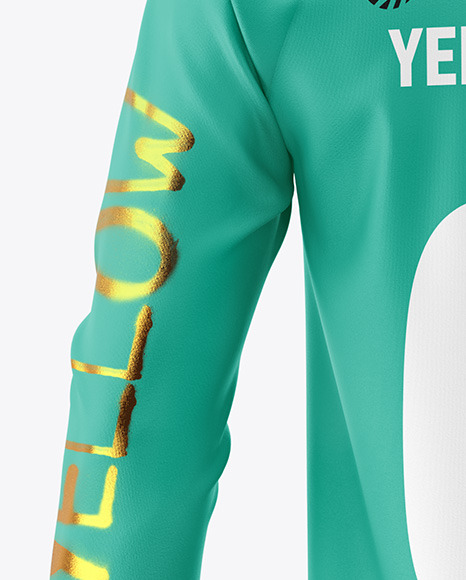 Men’s Long Sleeve T-Shirt Mockup - Back View