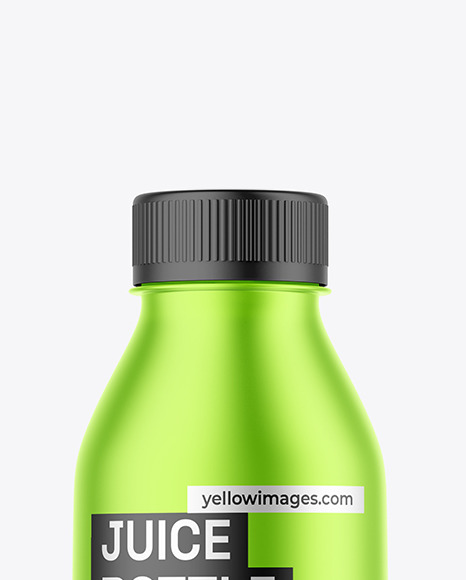 Metallic Juice Bottle Mockup