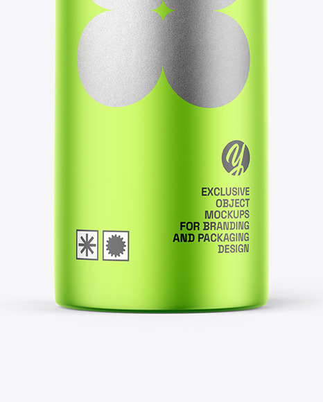 Metallic Juice Bottle Mockup