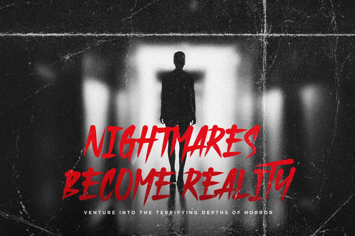 Dughon | Halloween Brush Font