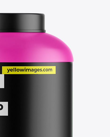 Matte Protein Jar Mockup Matte Protein Jar Mockup