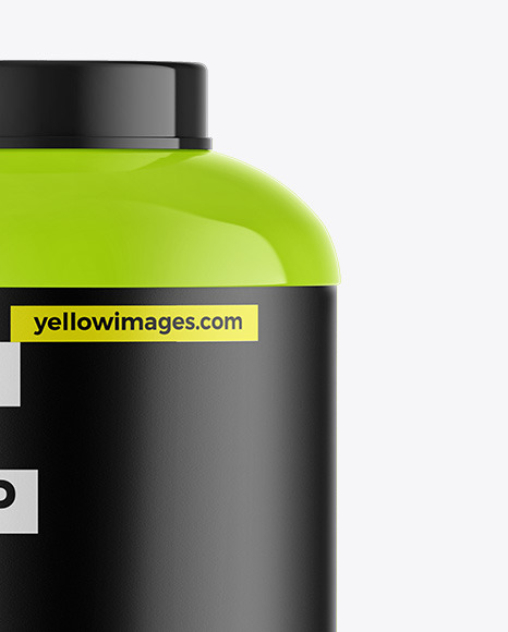 Glossy Protein Jar Mockup Glossy Protein Jar Mockup