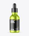 Metallic Dropper Bottle Mockup Metallic Dropper Bottle Mockup