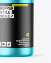 Matte Metallic Dropper Bottle Mockup