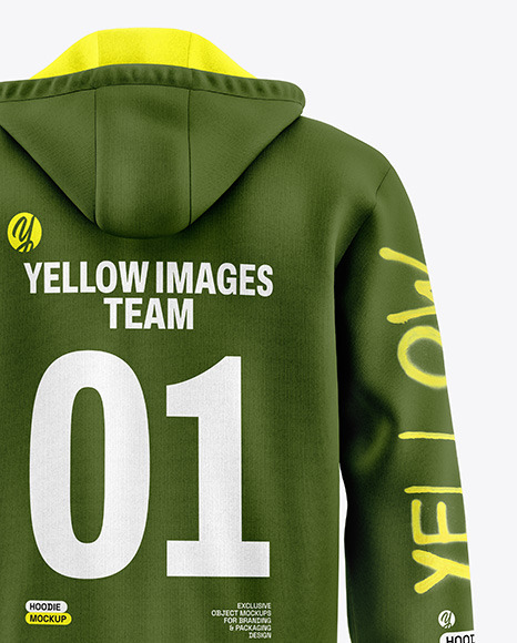 Hoodie Mockup - Back View