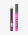 Matte Lipstick Pencil Mockup