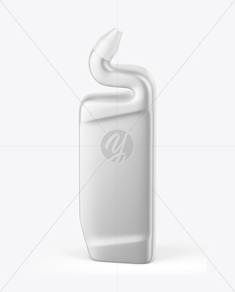 Matte Metallic Cleaner Bottle Mockup