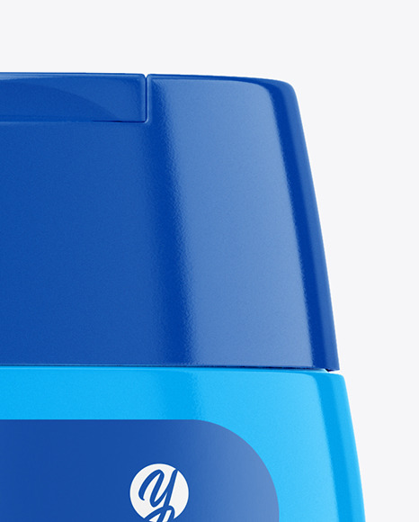 Glossy Plastic Shampoo Bottle Mockup Glossy Plastic Shampoo Bottle Mockup
