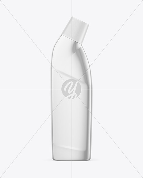 Glossy Metallic Bottle Mockup