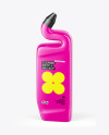 Glossy Cleaner Bottle Mockup