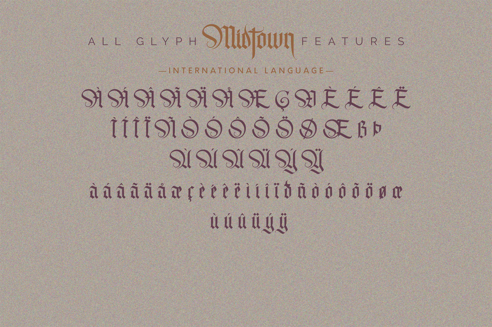 Midtown | Balckletter Font